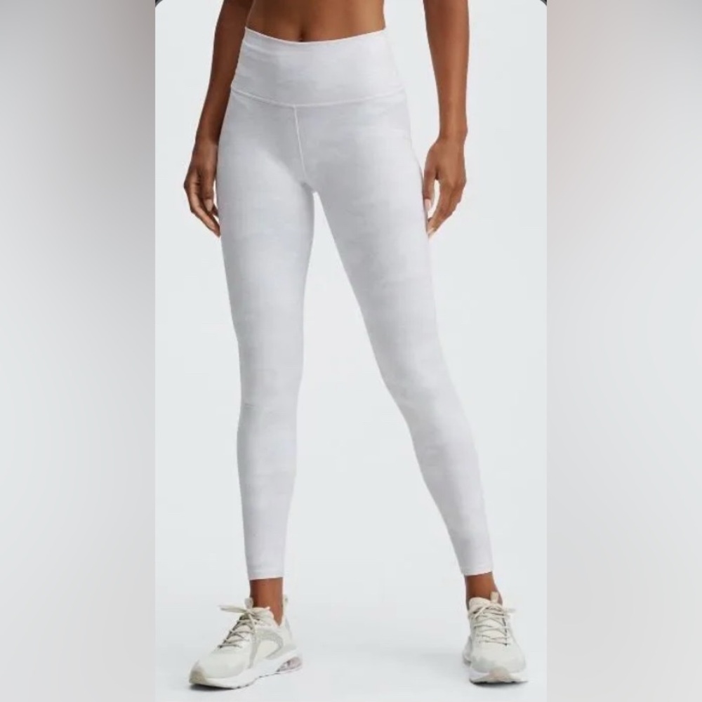 FABLETICS high waisted powerhold legging white camo